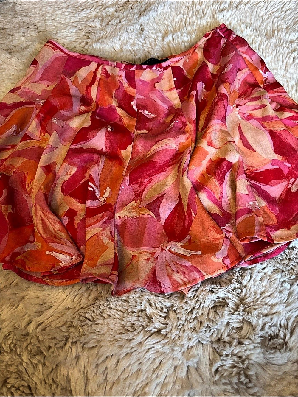 Dynamite Abstract Floral Print Skort Size 0
